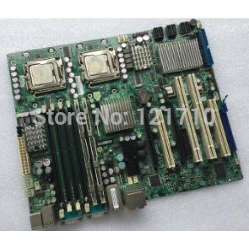 Industrial workstation board dual 771 socket SUPER X7DAL-E+ REV 1.0 support E54XX