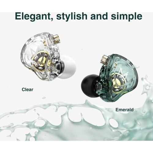 TRN MT1 In-ear Wired Headphones HIFI Hanging Ears Running Heavy Bass Mobile Phone Line-controlled Music With Wheat Earphones