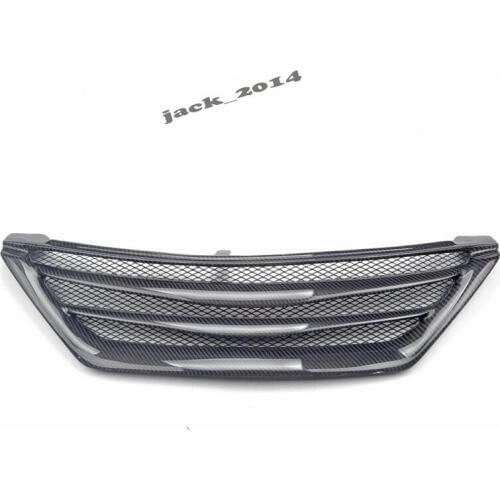 Carbon Fiber Front Bumper Grill Mesh Grille Fit for Toyota REIZ Mark-X 2010 2011 2012