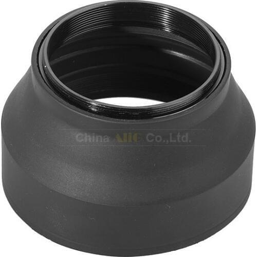 Rubber collapsible camera lens hood 67mm wide angle standard telephoto for digital camera lens accessories