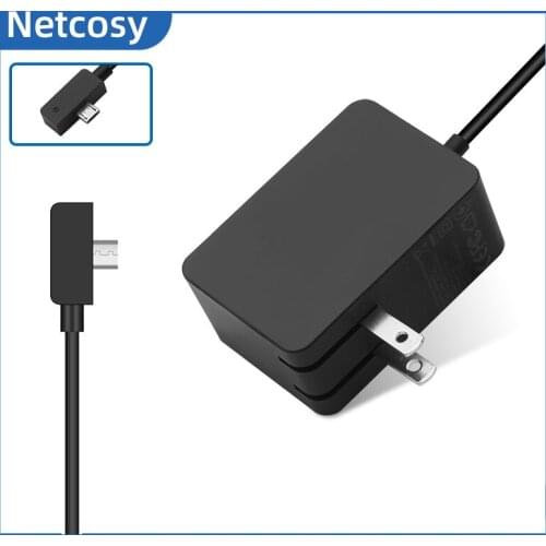 Micro USB Charging Port 5.2V 2.5A 13W AC Power Adapter Charger Cord For Microsoft Surface 3 1623 1624 1645 Tablet Charger