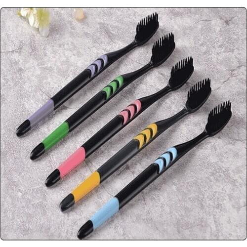 10Pcs/set Toothbrush Ultra Soft Toothbrush Bamboo Charcoal Nano Brush Tooth Brush Dental Oral Care Hygiene Teeth Brushes New
