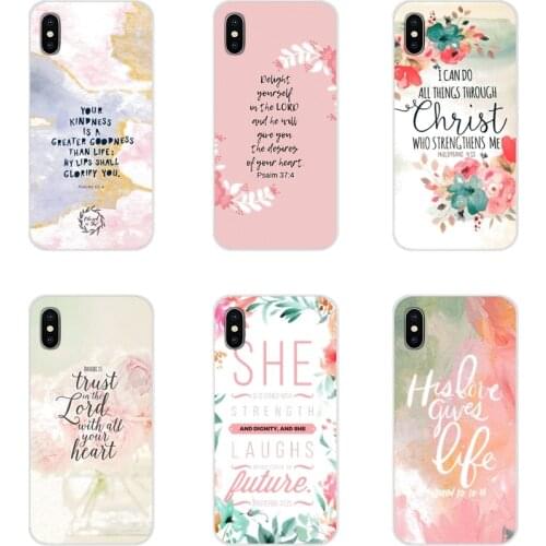 Silicone Phone Cases Bible verse Philippians Jesus Christian For Samsung Galaxy A3 A5 A7 A9 A8 Star A6 Plus 2018 2015 2016 2017