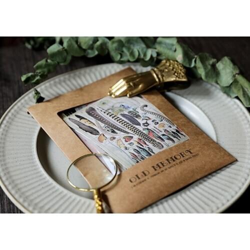 Old photo old logo TAG mixed sticker three-dimensional sticker Scrapbooking Happy Planner/Card Making/Journaling Project D003