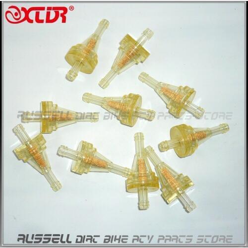 X10 Universal Fuel gas Filters oil transparent for Motorcycle Moped Scooter Dirt Bike ATV Go Kart motorbike bicycle Motorized