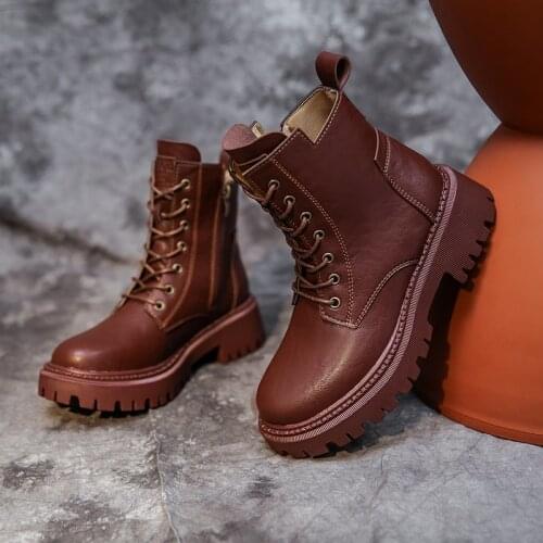 Waterproof Riding Boots Women Winter New Fashion Womens Shoes Plus Velvet Warm Locomotive Boots Fashion Womens Single Boots