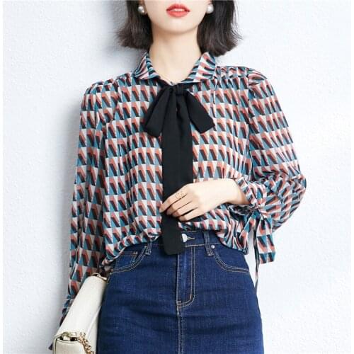 Блузки в клетку WKOUD China At AliExpress