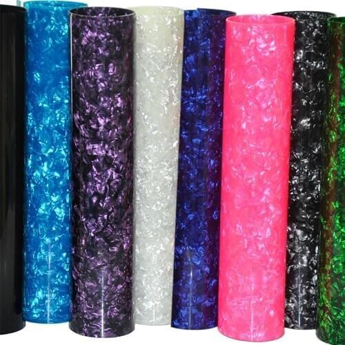 320mm x 1300mm Celluloid Sheet 0.46mm Musical Instrument Deco Sheet DIY Drum Wrap Multi Colors