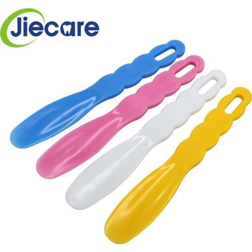4 PCS/Pack Colorful Dental Products Dental Plastic Mixing Spatula For Impression Material Dental Lab Materials