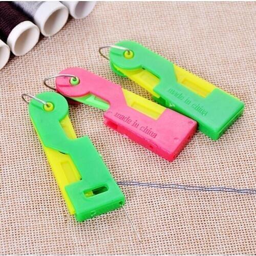 4000PCS Elderly Use Automatic Easy Sewing Needle Device Threader Thread Guide Tool DHL Fedex Free Shipping