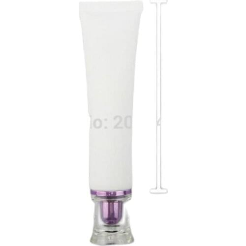 40ml white soft tube or mildy wash tube or butter or handcream tube with acrylic purple lid