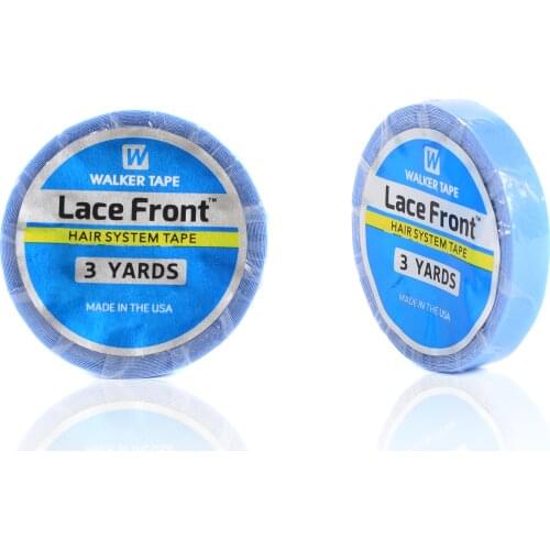 0.8cm*3 yards Blue Lace Front Tape Double-sided Adhesive Tape for Tape Hair Extension/Lace Wig/Toupee