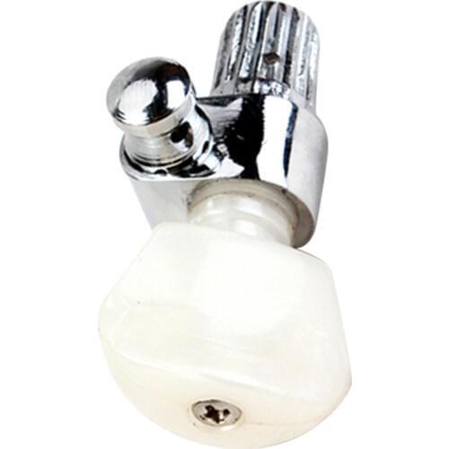 Chrome 5th Banjo Geared Tuner Tuning Peg Machine Heads w/ Pearl Button