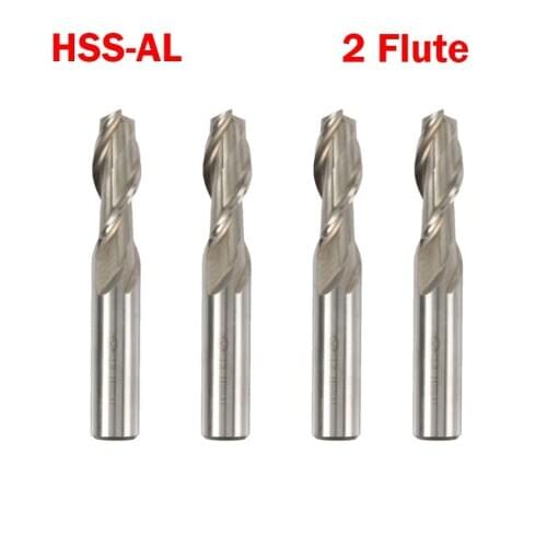 17mm 18mm 20mm 22mm 25mm Cutting Edge Diameter HSSAL 2 Flute White Straight Shank Fully Ground Center End Mill Milling Cutter