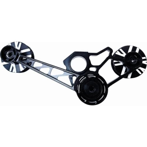 Litepro Bicycle Chain Tensioner 2/6 Speed Bicycle Deflector Rear Chain Tensioner Ultra-Light Aluminum Alloy for Brompton