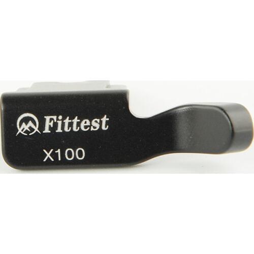 FITTEST Metal Hot Shoe Thumb-Up Hotshoe Thumb Up Grip For Fuji Fujifilm x100 X100s Black Silver