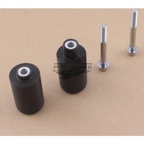 Motorcycle Falling Protectors Parts No Cut Delrin Frame Slider Anti Crash Frame Caps Black for Suzuki GSX-R 1000 2005-2006