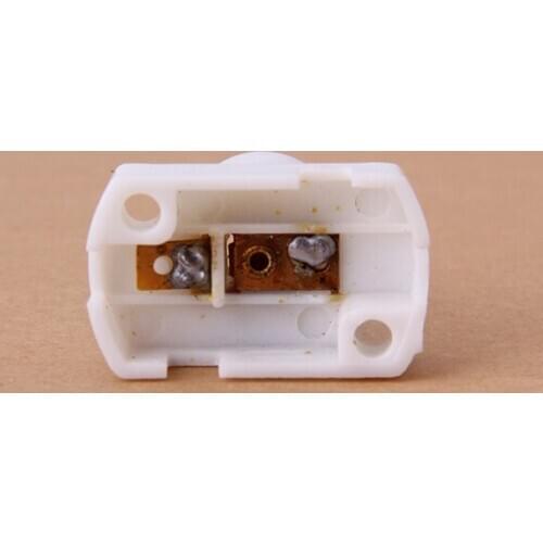 AC 220V E12 Socket Plastic Light Lamp Holder for E12 Screw Type Bulbs 50/60Hz