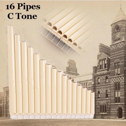 Professional Panpipe Percussion Pan De Flute Musical Instrument 16 Pipes Item Traditional Handmade Xiao C Flauta Concert Band