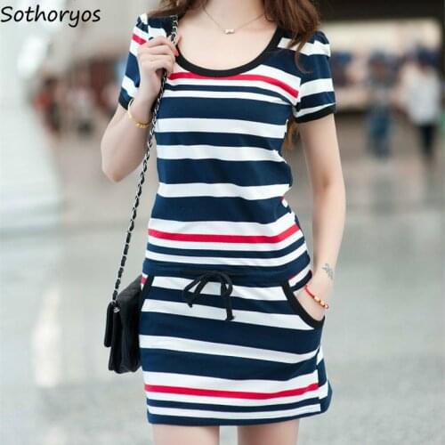 Летние платья в полоску Sothoryos China At AliExpress