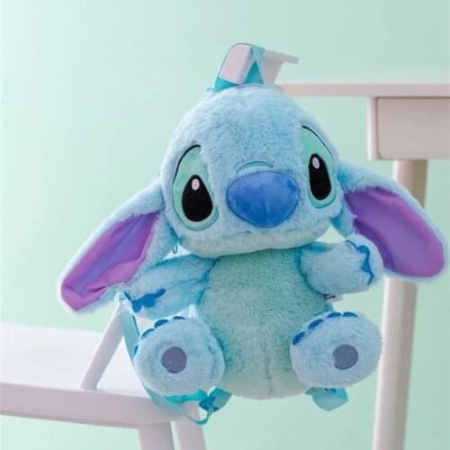 Disney Bag Mini Stitch Backpack Cute Cartoon Kids Plush Small Bag Anime Kawaii Bag