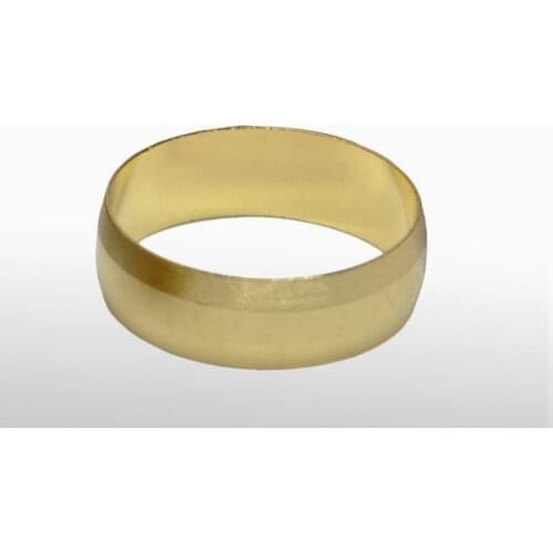 10 PCS Fit 16mm Tube OD BrassFerrule Ring For Compression Union 10 PCS Fitting Water Gas Oil