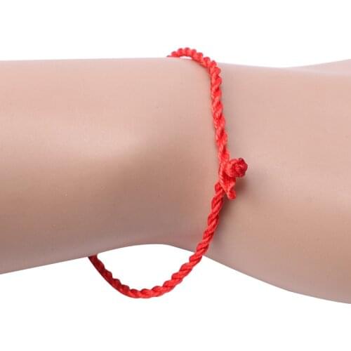 100PCS Wedding Souvenirs Women Lucky Bracelets Kids Birthday Favors Gifts For Guest Party Favors Decoration Red String Bangles