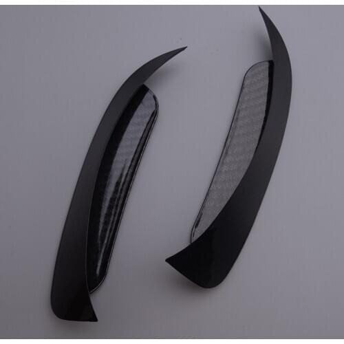 2pcs Car Rear Bumper Spoiler Canards Side Air Vent Cover Styling Trim ABS Fit For Mercedes Benz GLA 250 GLA 45 AMG 200 CGI Sport