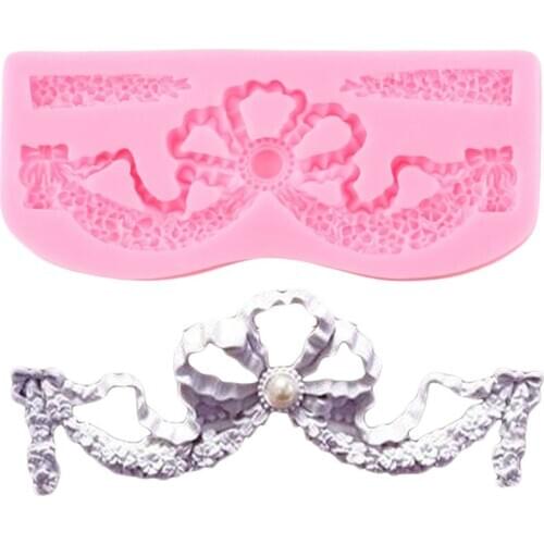 3D Craft Crown Shape Relief Silicone Mold Cake Border Fondant Cake Decorating Tools Candy Polymer Clay Chocolate Gumpaste Moulds