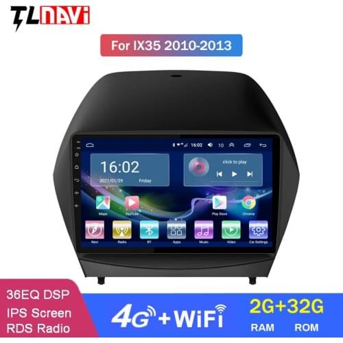 4G LTE 2G RAM 9 Inch Android 10 Car Radio DVD Player For Hyundai Tucson IX35 2010-2013 GPS Navigation