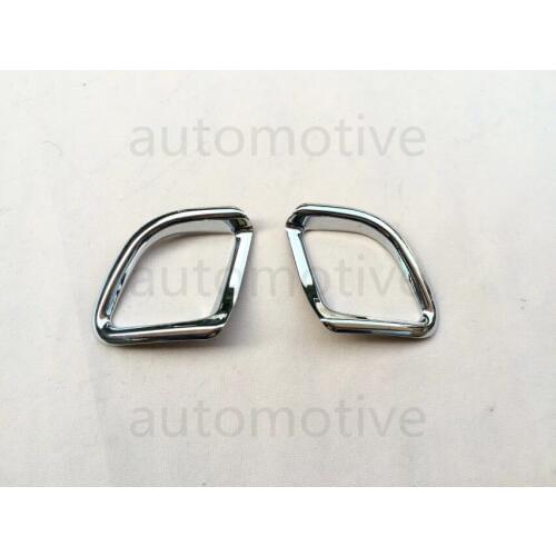 ABS Chrome Rear Fog Light Lamp Cover Trim 2pcs For Toyota Highlander 2014 2015 2016 2017 2018