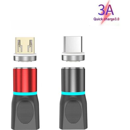 Phone Adapter Micro To Micro Magnetic Charger for Honor Magnetic Adapter type c to usb c adapter