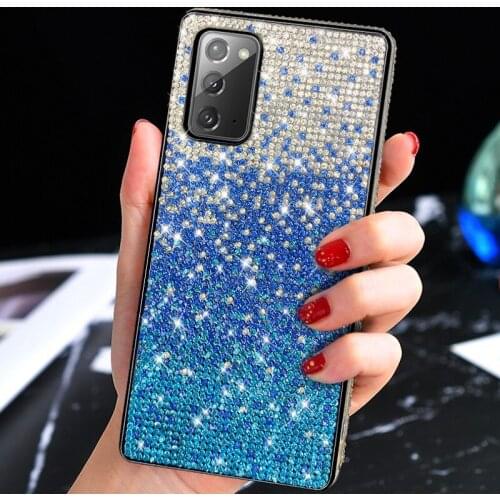 Diamond Glitter Case for Samsung Galaxy Note 20 10 S20 Ultra S10 Plus Bling Luxury Shockproof Cover For Galaxy Note 20 Ultra