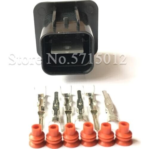 6 Hole Car Wiring Waterproof Connector KPH803-06028 Automotive Light Socket For Hyundai Kia