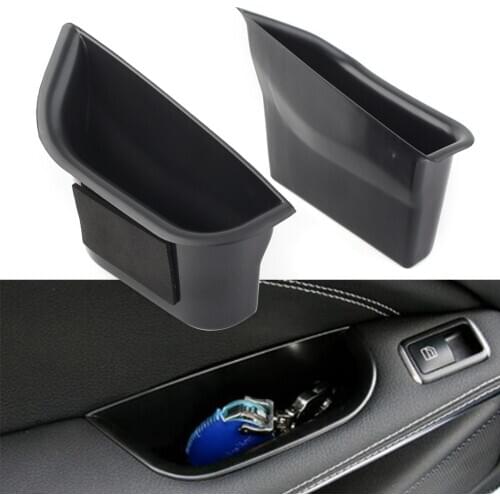 Car Rear Door Storage Box Organizer Container Holder For Mercedes Benz 2012-2016 W176 & 2015-2016 X156 & 2013-2016 C117 LHD