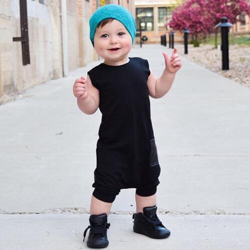 Baby Kids Boys Girls Jumpsuit Playsuit Outfits Clothes