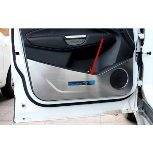 For Ford Kuga 2013-2019 High-quality stainless steel car door anti-kick pad anti-scratch protection car styling
