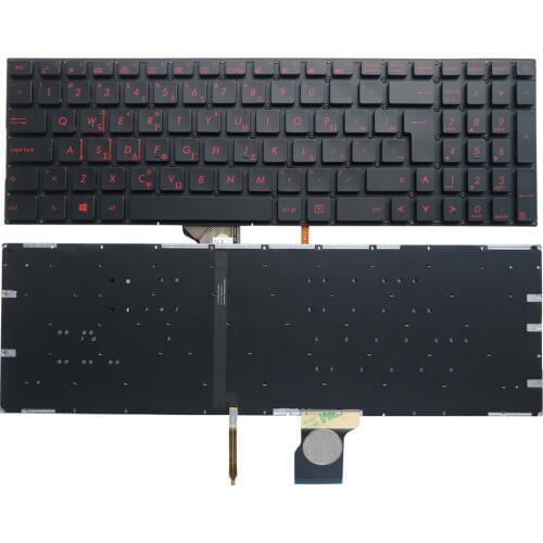 Fast Ship OVY FR GK laptop keyboard for Asus GL702 GL702VT GL702VM Backlight p/n:V156262EK3 FR 0KN0-TD5FR11 0KNB0-6615FR00 KB