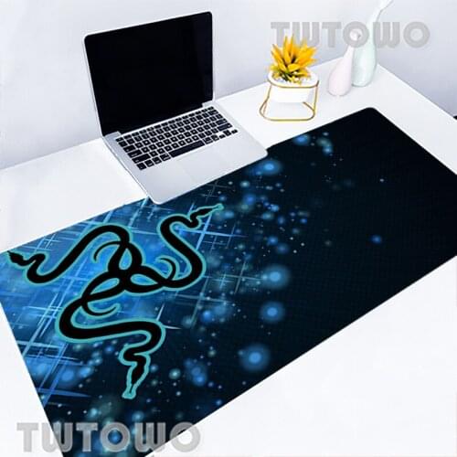Computer Keyboard Razer Custom Gaming Computer Mouse Pad Anime Soft Art Anti-slip Natural Rubber Gamer Home Carpet Mouse Mat