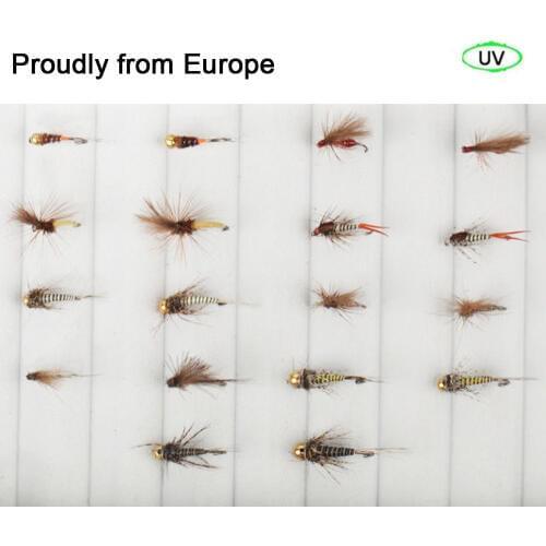 Best Sale Quality Riverruns 18 Competition Flies Trout UV Flies Nymph Flies Fly Fishing Flies New