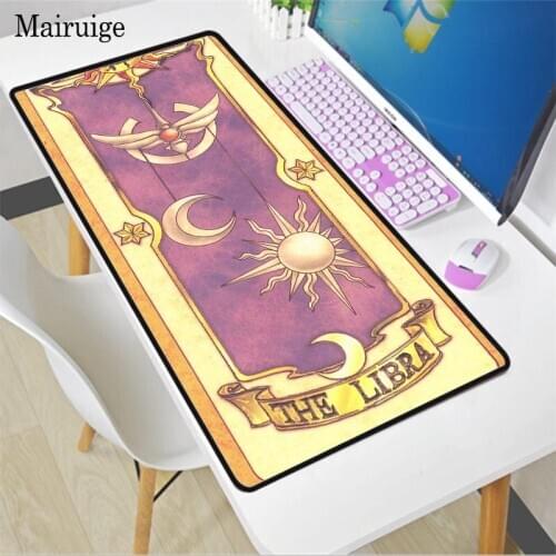 Mairuige Ouija Board Magical Girl Anime Mouse Pad PC Laptop Gaming Accessories Kawaii Gamer Mousepad Large XXL Computer Desk Mat
