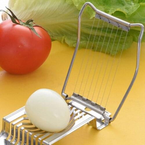 Multifunctional Stainless Steel Boiled Egg Slicer Mushroom Tomato Cutter Chopper P15D