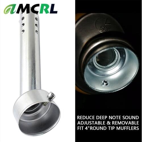 Motorcycle Can Pipe Baffle DB Killer 48mm Silencer Noise Sound Eliminator Exhaust Adjustable Mufflers Silencer Pipe Universal