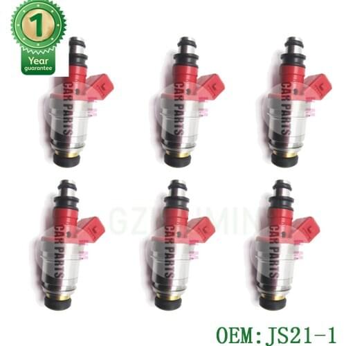 SET 6 X High quality NEW Fuel InjectorS injection nozzle 90-95 for Nissan Pickup D21 2.4L JS21-1 16600-86G00 16600-86G10 K-M