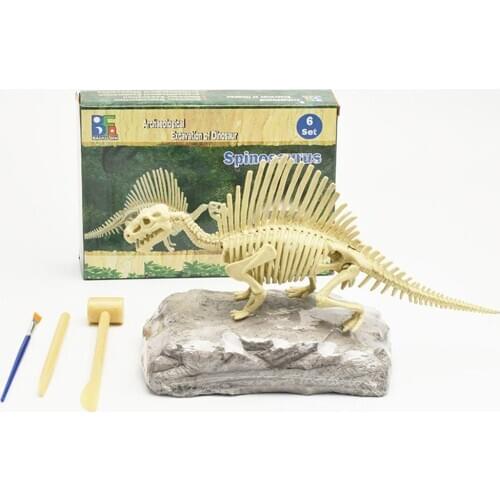 New Discover Dinosaur Kit Skeleton Bones Model Excavation Archaeology Toys for Children Gift Ultimates Dinosaur Science Kit