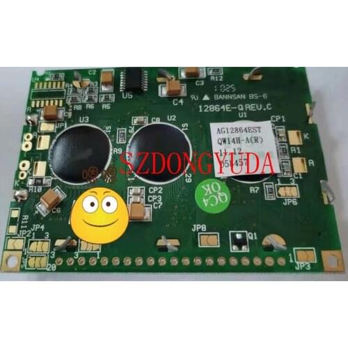 New Original For AMPIRE AG12864ESTQW14H-A(R) BANNSAN BS-S 12864E-Q REV.C LCD Screen Display