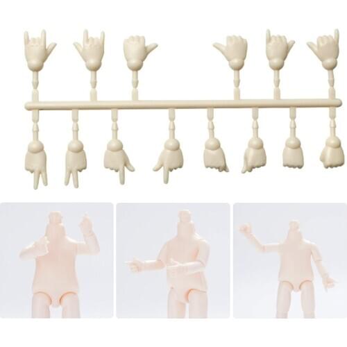 Original Funny gesture Doll Replacement Hands Multi Gestures For OB11 1/12 bjd Doll Accessories