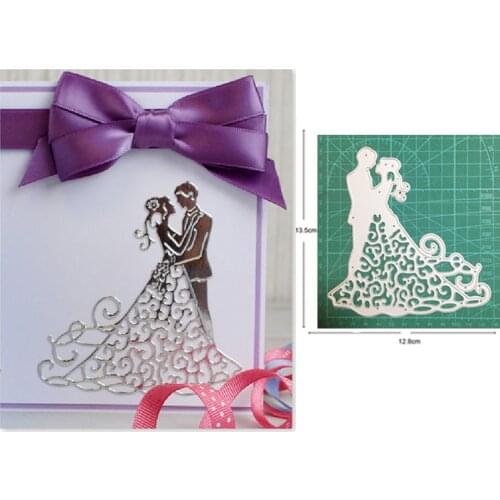 Craft dies wedding couple metal cutting dies cut die mold decoration DIY Scrapbooking dies knife mould blade punch stencils dies