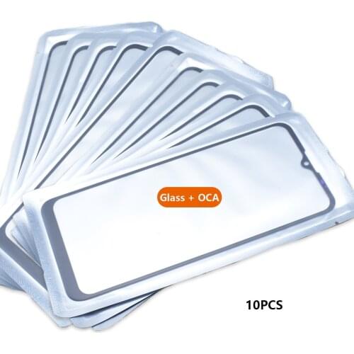 Touch Panel Front Screen Glass with OCA Film Replacement For Samsung Galaxy A10 A20 A30 A40 A50 A60 A70 A80 A90 Top Lens Cover