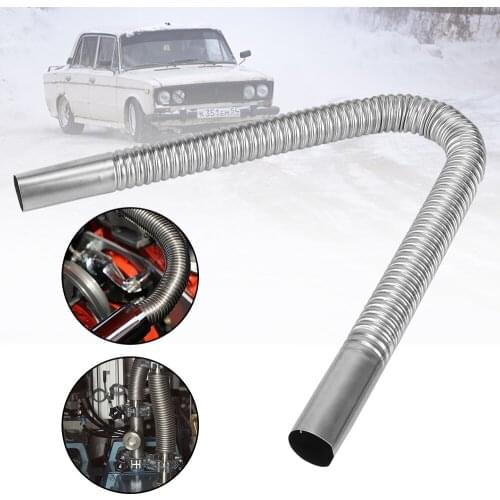 Exhaust Pipe 60cm Round Tube Stainless Steel Air Parking Heater Gas Vent For Air Diesels Parking Tank Car Accessories